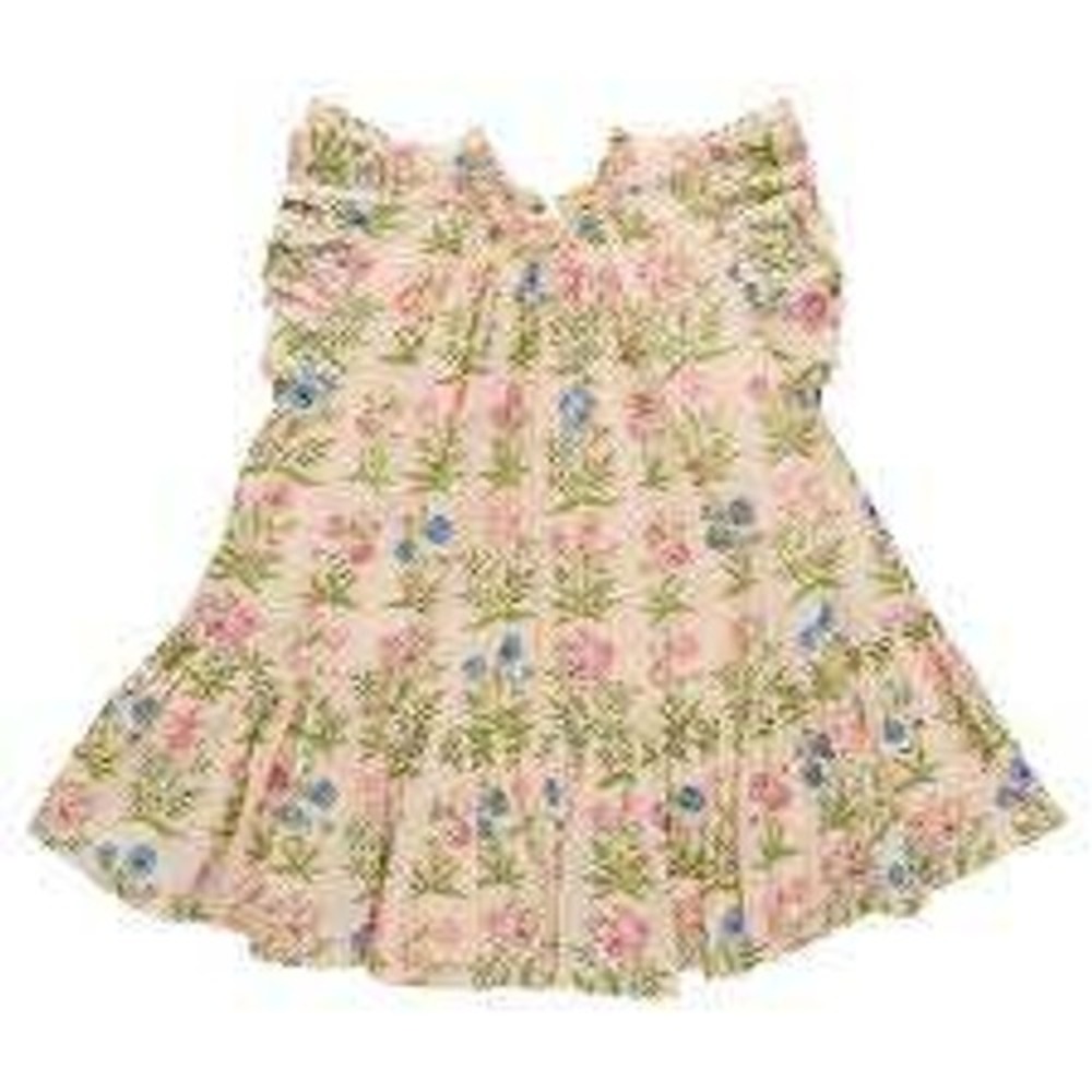 Pink Chicken Harper Dress Leafy Floral 4Y New With Tags
